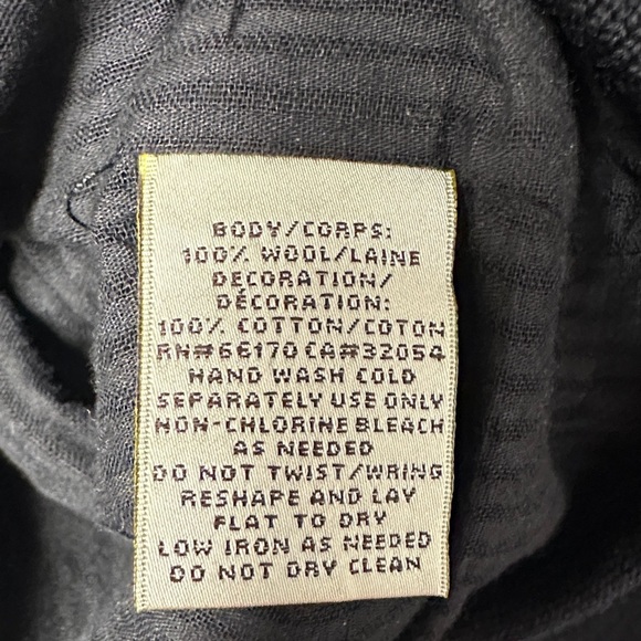 Elevenses Anthropologie Sequin Black Wool Crop Cardigan - Picture 6 of 6